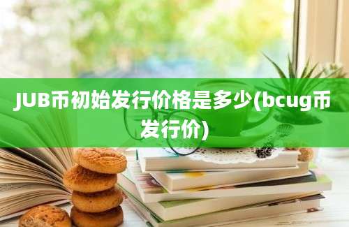 JUB币初始发行价格是多少(bcug币发行价)