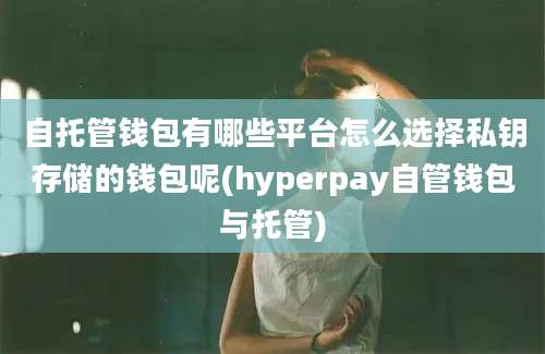 自托管钱包有哪些平台怎么选择私钥存储的钱包呢(hyperpay自管钱包与托管)