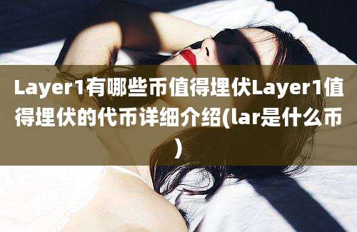 Layer1有哪些币值得埋伏Layer1值得埋伏的代币详细介绍(lar是什么币)