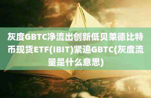 灰度GBTC净流出创新低贝莱德比特币现货ETF(IBIT)紧追GBTC(灰度流量是什么意思)