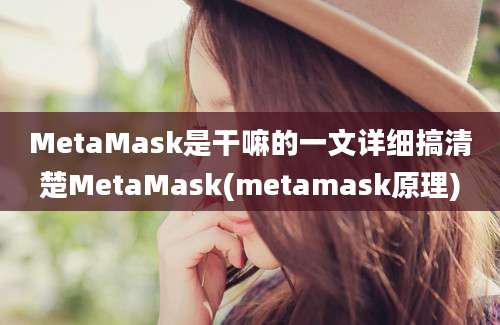 MetaMask是干嘛的一文详细搞清楚MetaMask(metamask原理)