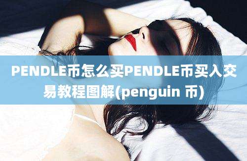 PENDLE币怎么买PENDLE币买入交易教程图解(penguin 币)