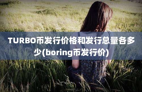 TURBO币发行价格和发行总量各多少(boring币发行价)