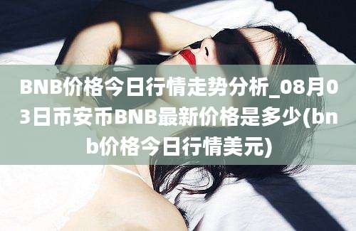 BNB价格今日行情走势分析_08月03日币安币BNB最新价格是多少(bnb价格今日行情美元)