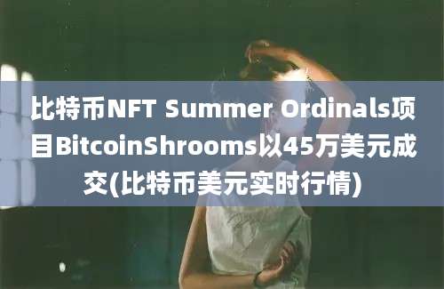 比特币NFT Summer Ordinals项目BitcoinShrooms以45万美元成交(比特币美元实时行情)