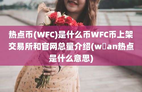 热点币(WFC)是什么币WFC币上架交易所和官网总量介绍(w乚an热点是什么意思)