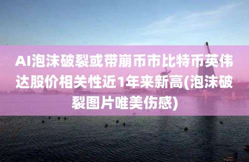 AI泡沫破裂或带崩币市比特币英伟达股价相关性近1年来新高(泡沫破裂图片唯美伤感)