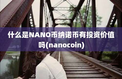 什么是NANO币纳诺币有投资价值吗(nanocoin)