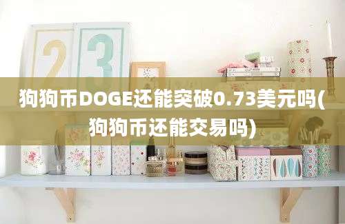 狗狗币DOGE还能突破0.73美元吗(狗狗币还能交易吗)