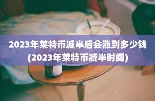 2023年莱特币减半后会涨到多少钱(2023年莱特币减半时间)