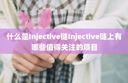 什么是Injective链Injective链上有哪些值得关注的项目