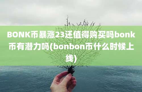 BONK币暴涨23还值得购买吗bonk币有潜力吗(bonbon币什么时候上线)