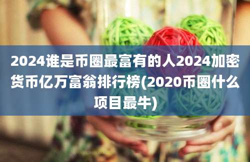 2024谁是币圈最富有的人2024加密货币亿万富翁排行榜(2020币圈什么项目最牛)