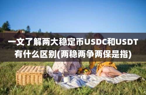 一文了解两大稳定币USDC和USDT有什么区别(两稳两争两保是指)