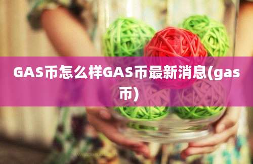 GAS币怎么样GAS币最新消息(gas 币)