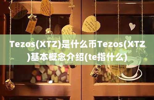 Tezos(XTZ)是什么币Tezos(XTZ)基本概念介绍(te指什么)